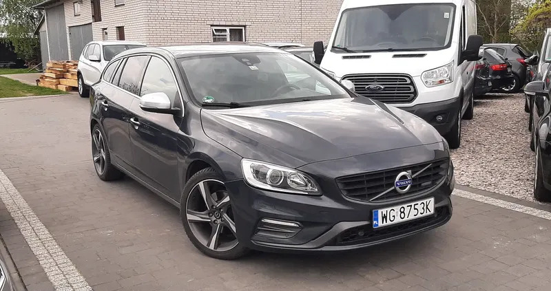 volvo mazowieckie Volvo V60 cena 49999 przebieg: 218000, rok produkcji 2014 z Dobra